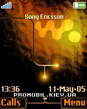 Тема для Sony Ericsson 176x220 - Black Walkman