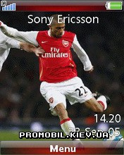 Тема для Sony Ericsson 240x320 - Gael Clichy