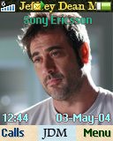 Тема для Sony Ericsson 128x160 - Jeffrey Dean Morgan