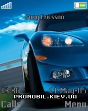Тема для Sony Ericsson 176x220 - Corvette Zo6 2007