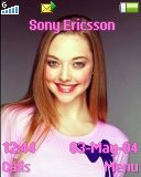 Тема для Sony Ericsson 128x160 - Mean Caren Girl