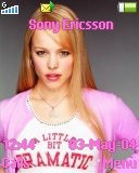 Тема для Sony Ericsson 128x160 - Mean Regina Girl