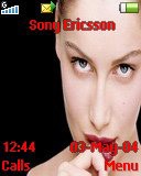 Тема для Sony Ericsson 128x160 - Nice Laetitia Casta