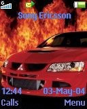 Тема для Sony Ericsson 128x160 - Red Mitsibushi