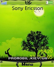 Тема для Sony Ericsson 240x320 - Green Freedom