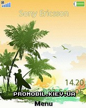 Тема для Sony Ericsson 240x320 - Tropical Island