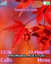 Тема для Sony Ericsson 176x220 - Red
