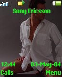 Тема для Sony Ericsson 128x160 - White Shirt