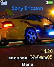 Тема для Sony Ericsson 240x320 - Opel Calibra