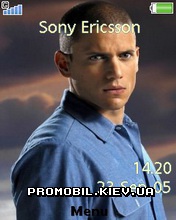 Тема для Sony Ericsson 240x320 - Wentworth Miller