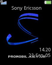 Тема для Sony Ericsson 240x320 - Active Blue