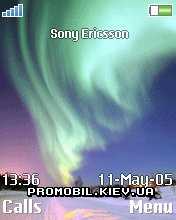 Тема для Sony Ericsson 176x220 - Aurora Borealis