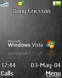 Тема для Sony Ericsson 128x160 - Vista Rain