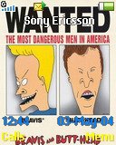 Тема для Sony Ericsson 128x160 - Beavis And Butthead