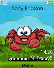 Тема для Sony Ericsson 240x320 - Red Crab