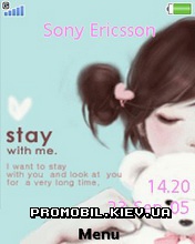 Тема для Sony Ericsson 240x320 - Stay with me