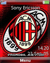 Тема для Sony Ericsson 240x320 - Ac Milan