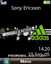 Тема для Sony Ericsson 240x320 - Adidas Windows