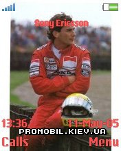 Тема для Sony Ericsson 176x220 - Ayrton Senna