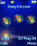 Тема для Sony Ericsson 128x160 - Vista Blue