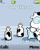 Тема для Sony Ericsson 128x160 - Cow