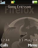 Тема для Sony Ericsson 128x160 - Firefox Negative