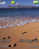 Тема для Sony Ericsson 128x160 - Fotprints