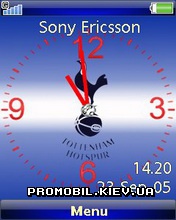 Тема для Sony Ericsson 240x320 - Spurs Clock