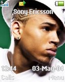 Тема для Sony Ericsson 128x160 - Chris Brown