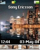 Тема для Sony Ericsson 128x160 - City Animated