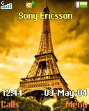 Тема для Sony Ericsson 128x160 - Effil Tower