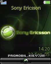 Тема для Sony Ericsson 240x320 - Green Sony