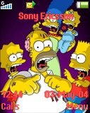 Тема для Sony Ericsson 128x160 - Horror Simpsons