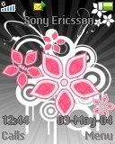 Тема для Sony Ericsson 128x160 - Pinky Vector