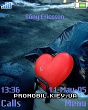 Тема для Sony Ericsson 176x220 - Broken Heart