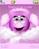 Тема для Sony Ericsson 128x160 - Angel Emoticon