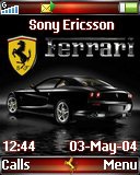 Тема для Sony Ericsson 128x160 - Ferrari