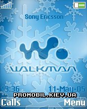 Тема для Sony Ericsson 176x220 - Snow Walkman