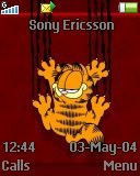 Тема для Sony Ericsson 128x160 - Garfield