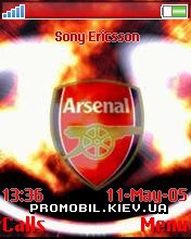 Тема для Sony Ericsson 176x220 - Arsenal London
