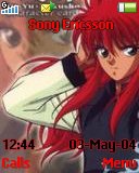 Тема для Sony Ericsson 128x160 - Yu Hakusho
