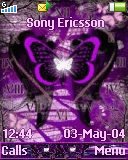 Тема для Sony Ericsson 128x160 - But Clock