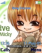 Тема для Sony Ericsson 176x220 - Chibi Micky