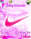 Тема для Sony Ericsson 128x160 - Nike woman