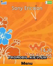 Тема для Sony Ericsson 240x320 - Walkman Clock