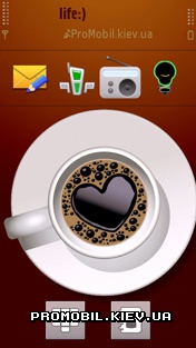 Тема для Nokia 5800 - Coffee Love