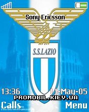 Тема Lazio для Sony Ericsson 176x220 