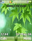 Тема для Sony Ericsson 128x160 - Green Nature