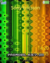 Тема Colourful для Sony Ericsson 240x320 