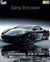 Тема Cool Animated Car для Sony Ericsson 240x320 